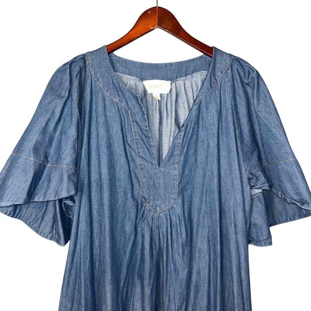 Pomander Place Blue Denim XL Maxi Dress - Picture 6 of 11